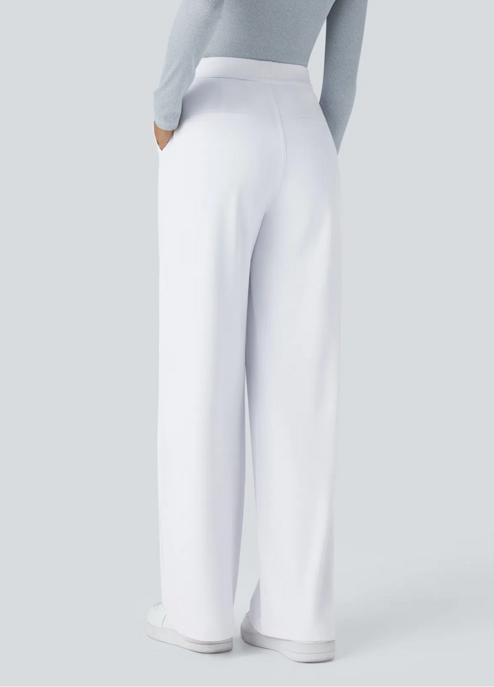 Dixie | Pantalon Extensible à Jambes Larges