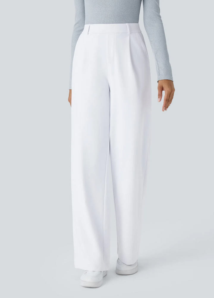 Dixie | Pantalon Extensible à Jambes Larges