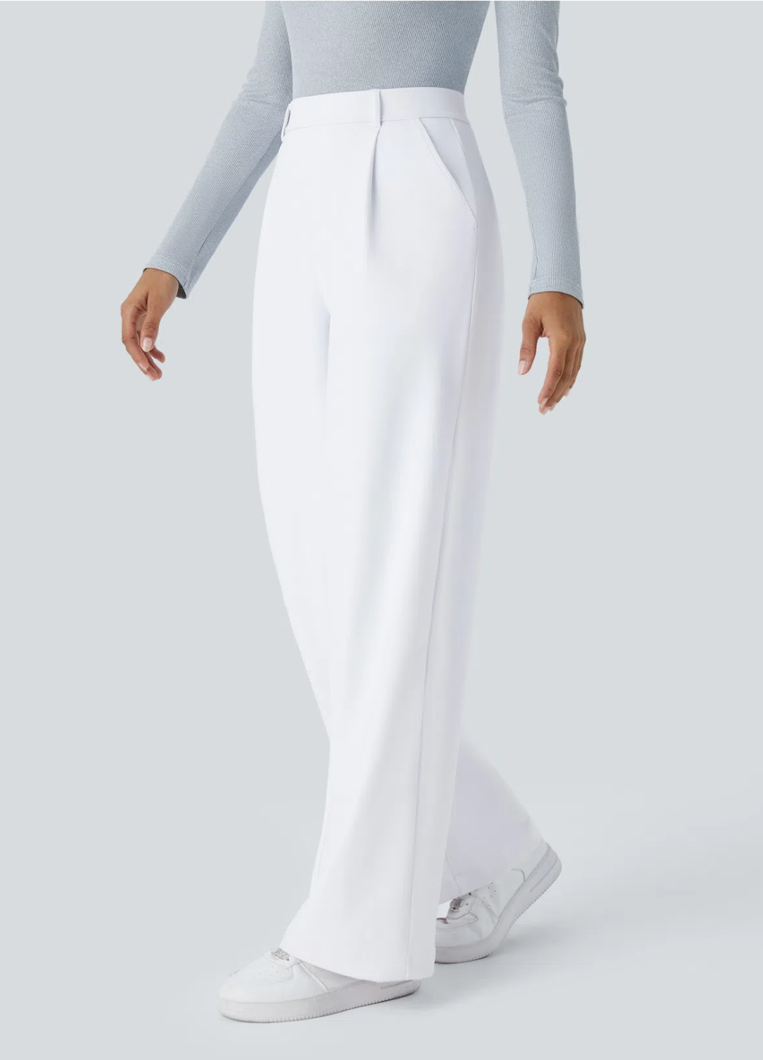Dixie | Pantalon Extensible à Jambes Larges