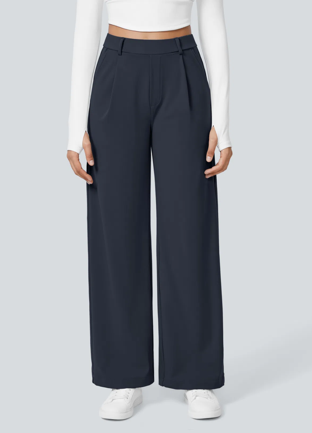 Dixie | Pantalon Extensible à Jambes Larges