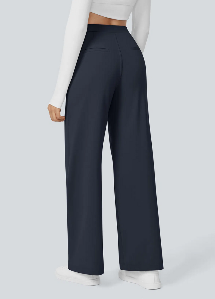 Dixie | Pantalon Extensible à Jambes Larges