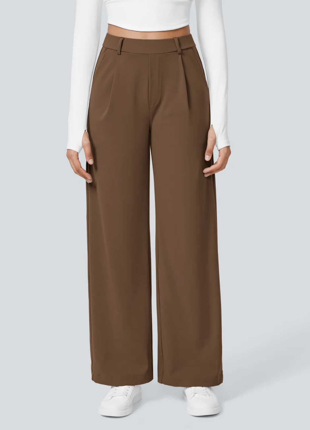 Dixie | Pantalon Extensible à Jambes Larges