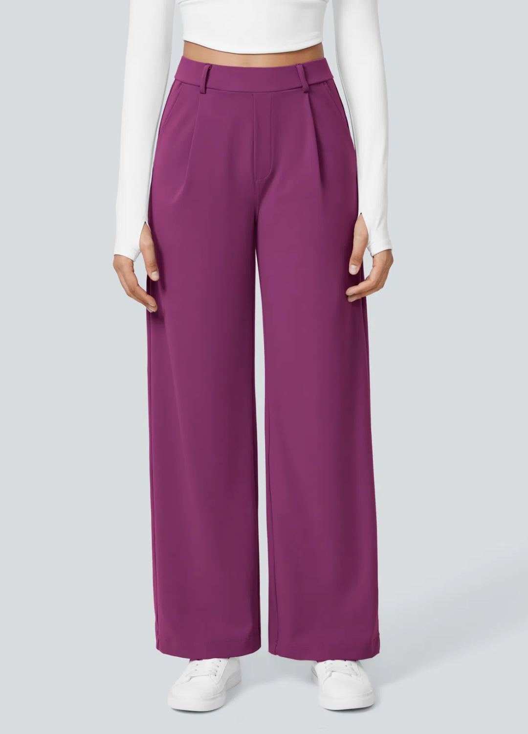 Dixie | Pantalon Extensible à Jambes Larges