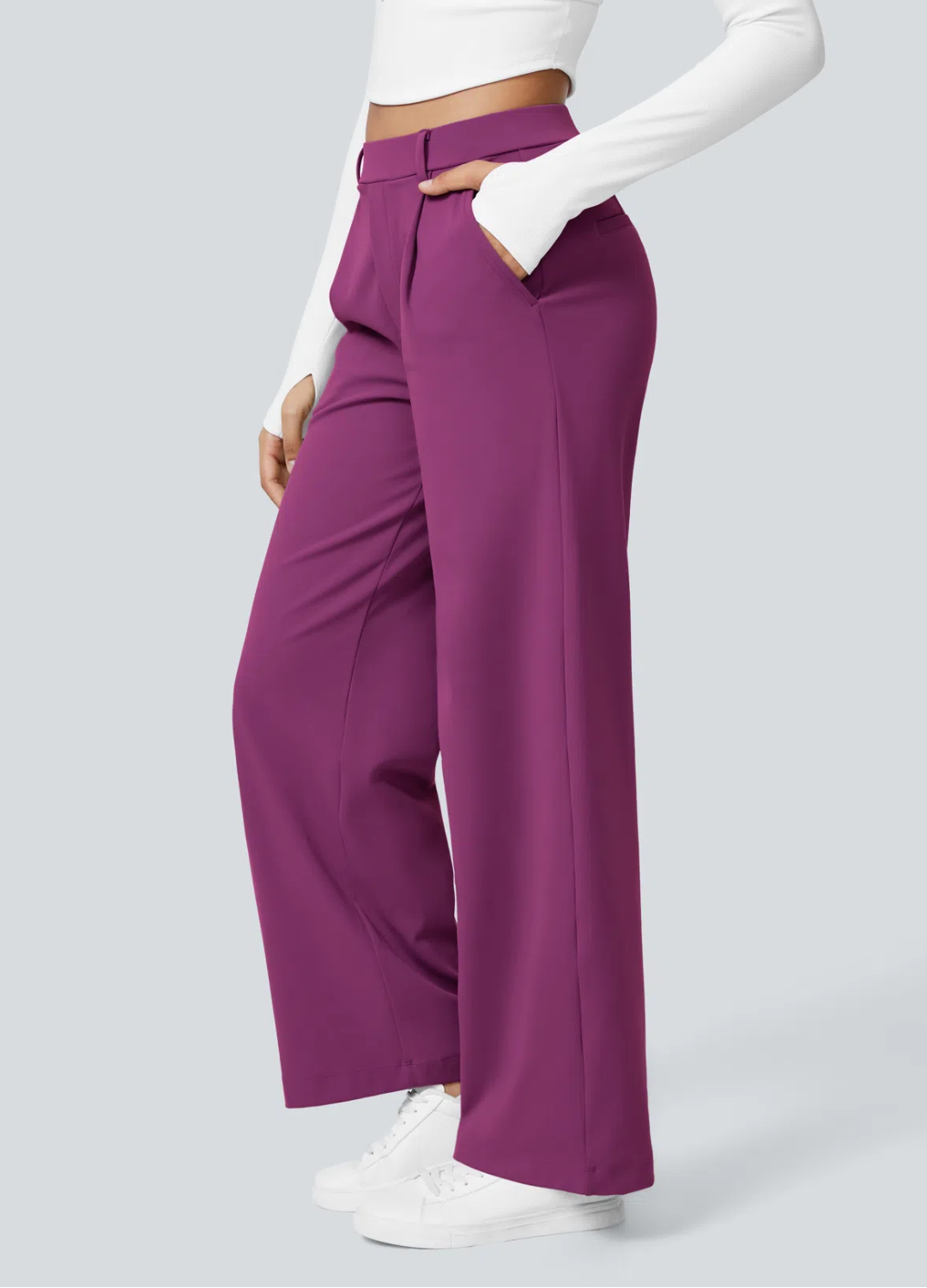 Dixie | Pantalon Extensible à Jambes Larges