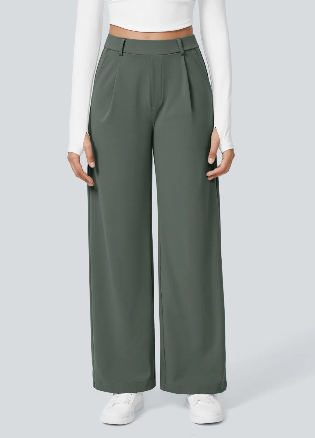Dixie | Pantalon Extensible à Jambes Larges