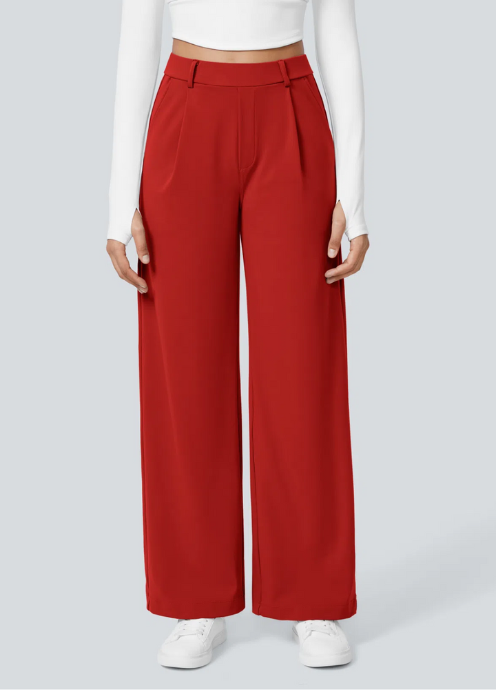 Dixie | Pantalon Extensible à Jambes Larges