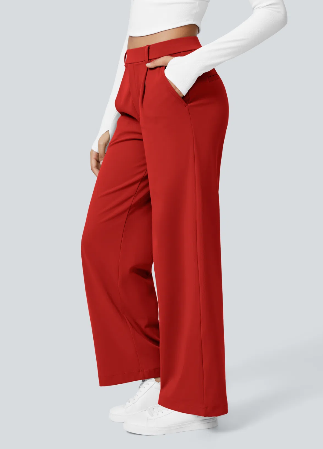 Dixie | Pantalon Extensible à Jambes Larges