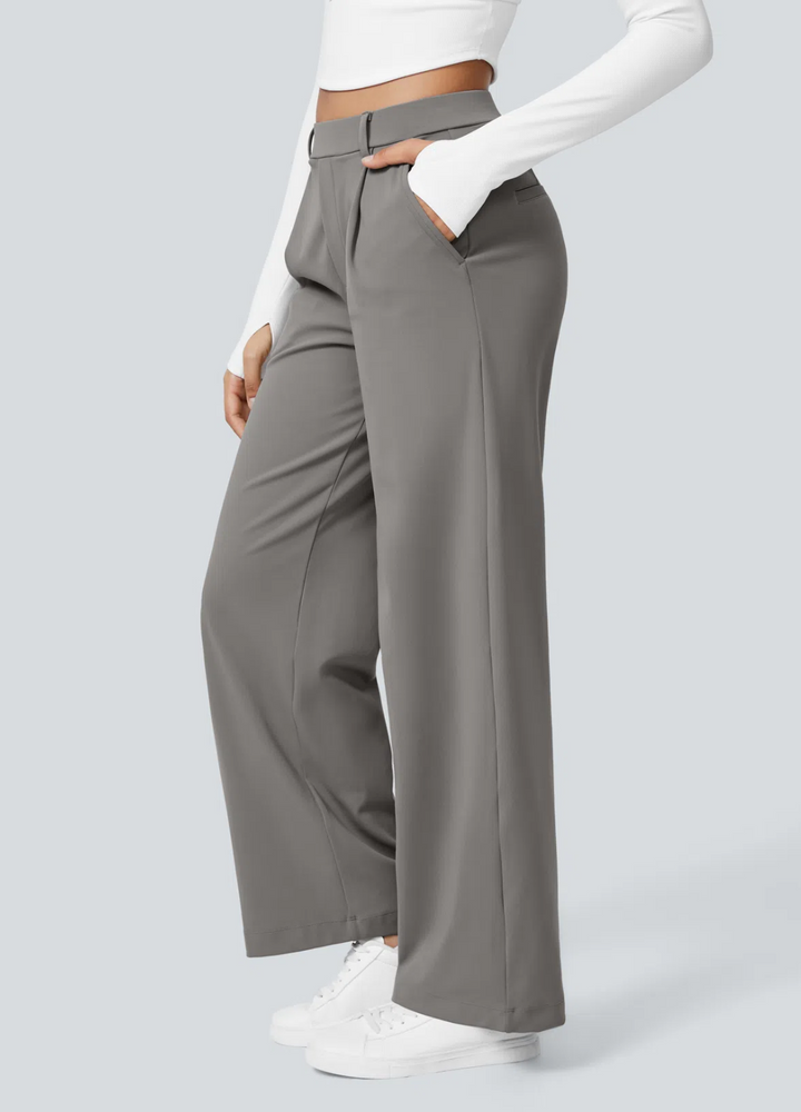 Dixie | Pantalon Extensible à Jambes Larges