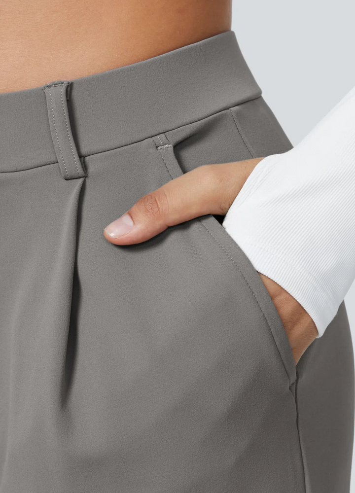 Dixie | Pantalon Extensible à Jambes Larges