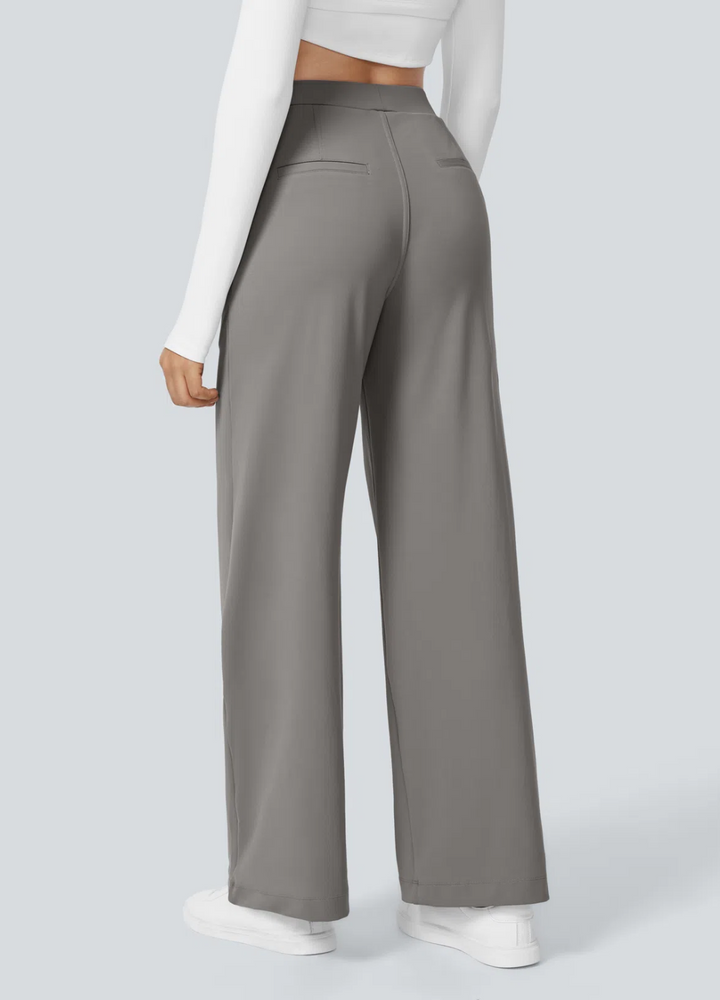 Dixie | Pantalon Extensible à Jambes Larges
