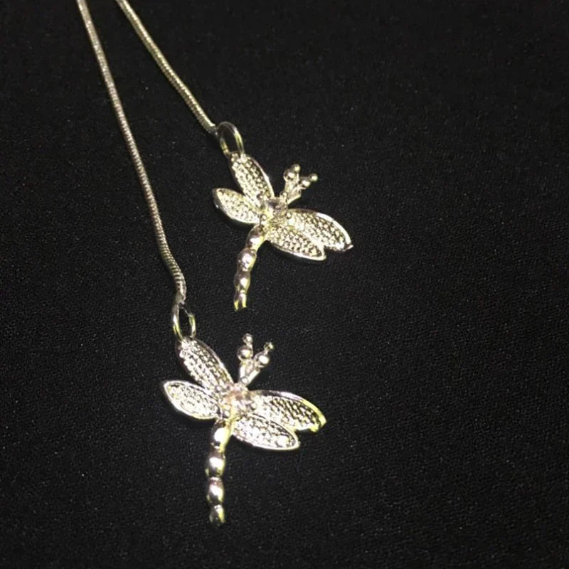 Collier Pendentif Libellule en Argent Sterling