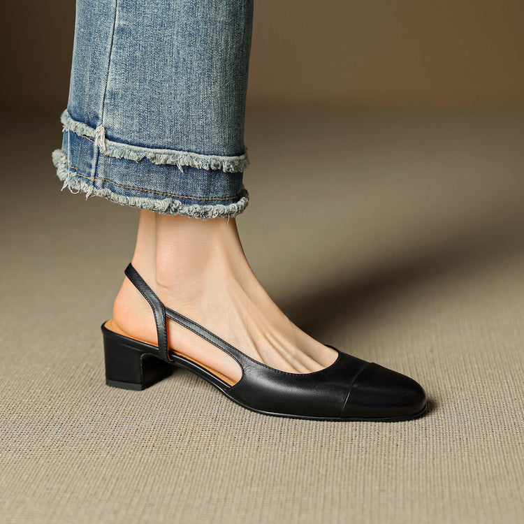 Rachel | Escarpins en Cuir Véritable