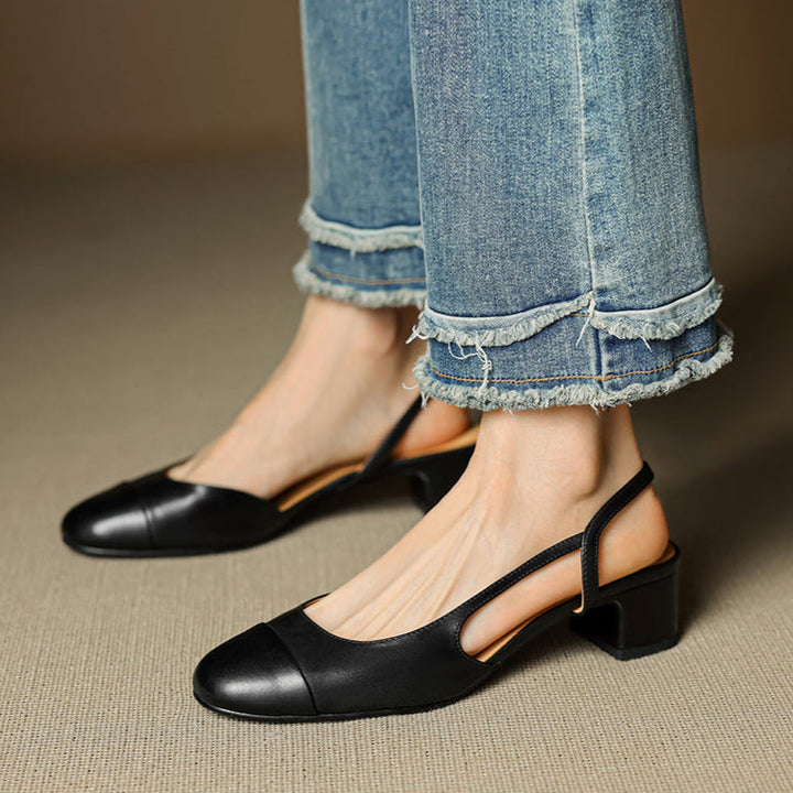 Rachel | Escarpins en Cuir Véritable
