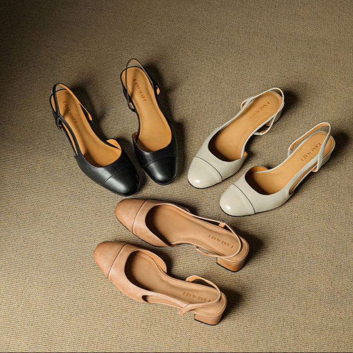 Rachel | Escarpins en Cuir Véritable