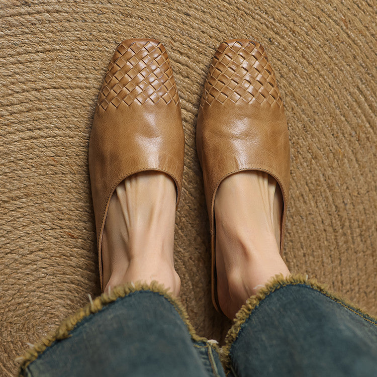 Colette | Mules en Cuir Véritable