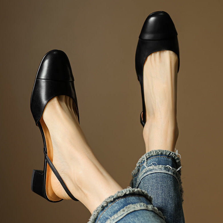 Rachel | Escarpins en Cuir Véritable