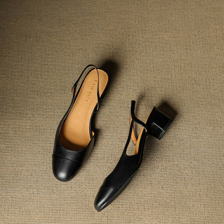 Rachel | Escarpins en Cuir Véritable