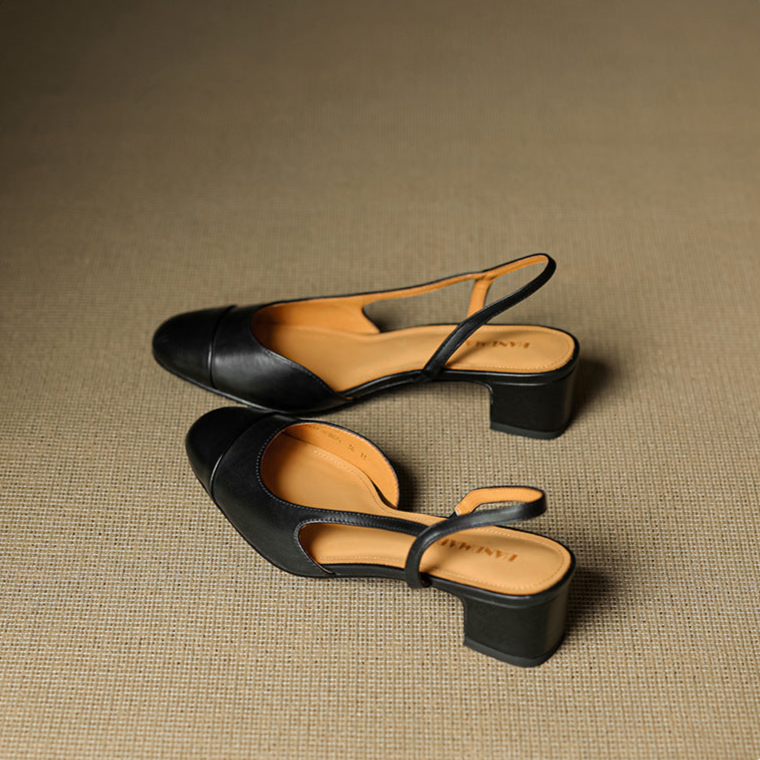 Rachel | Escarpins en Cuir Véritable