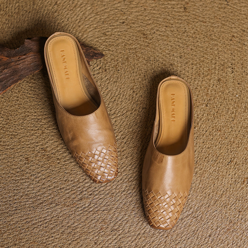 Colette | Mules en Cuir Véritable