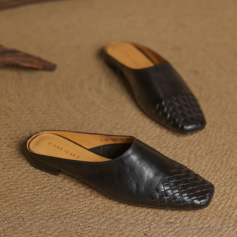 Colette | Mules en Cuir Véritable
