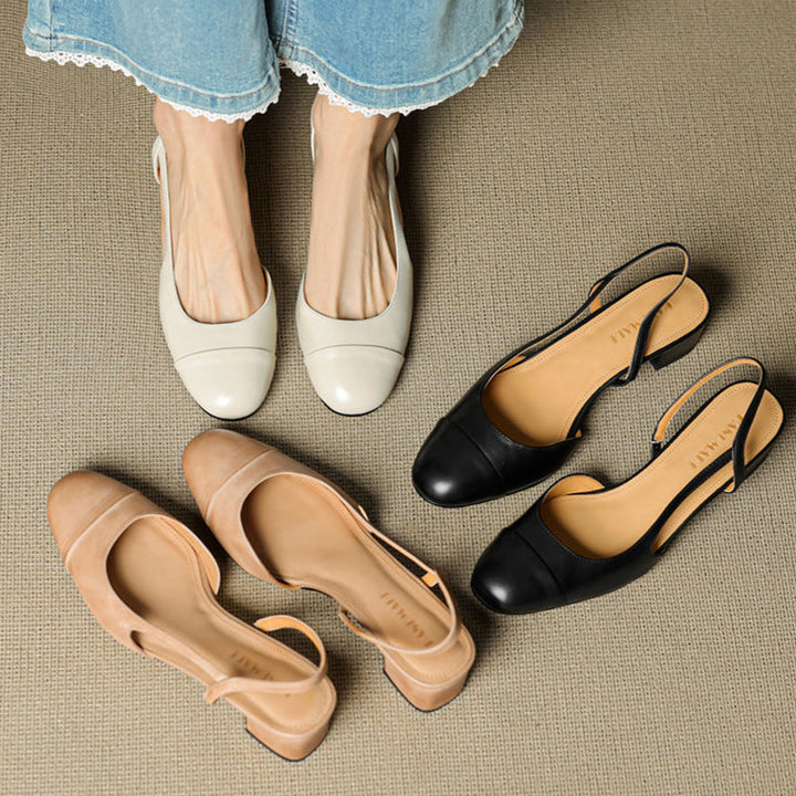 Rachel | Escarpins en Cuir Véritable