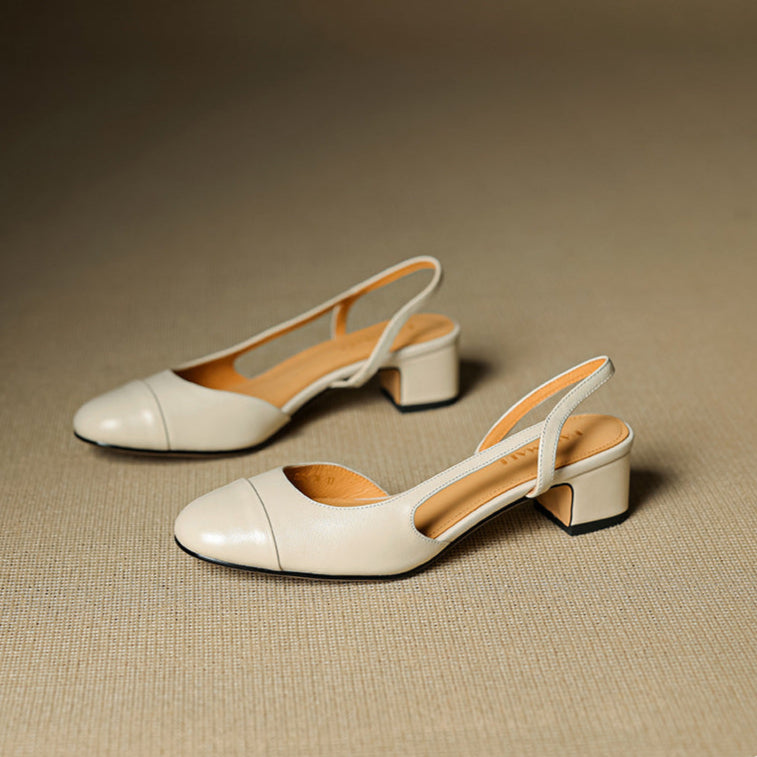 Rachel | Escarpins en Cuir Véritable