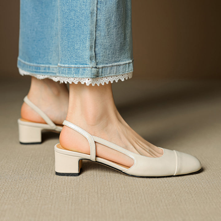 Rachel | Escarpins en Cuir Véritable