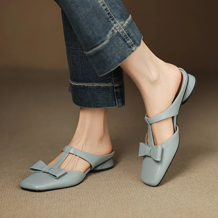 Camille | Mules en Cuir Elégantes