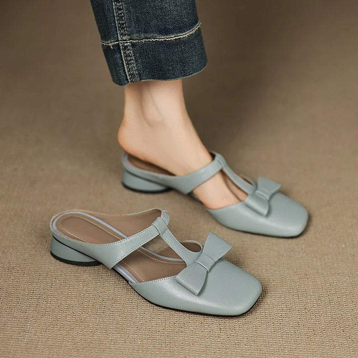 Camille | Mules en Cuir Elégantes