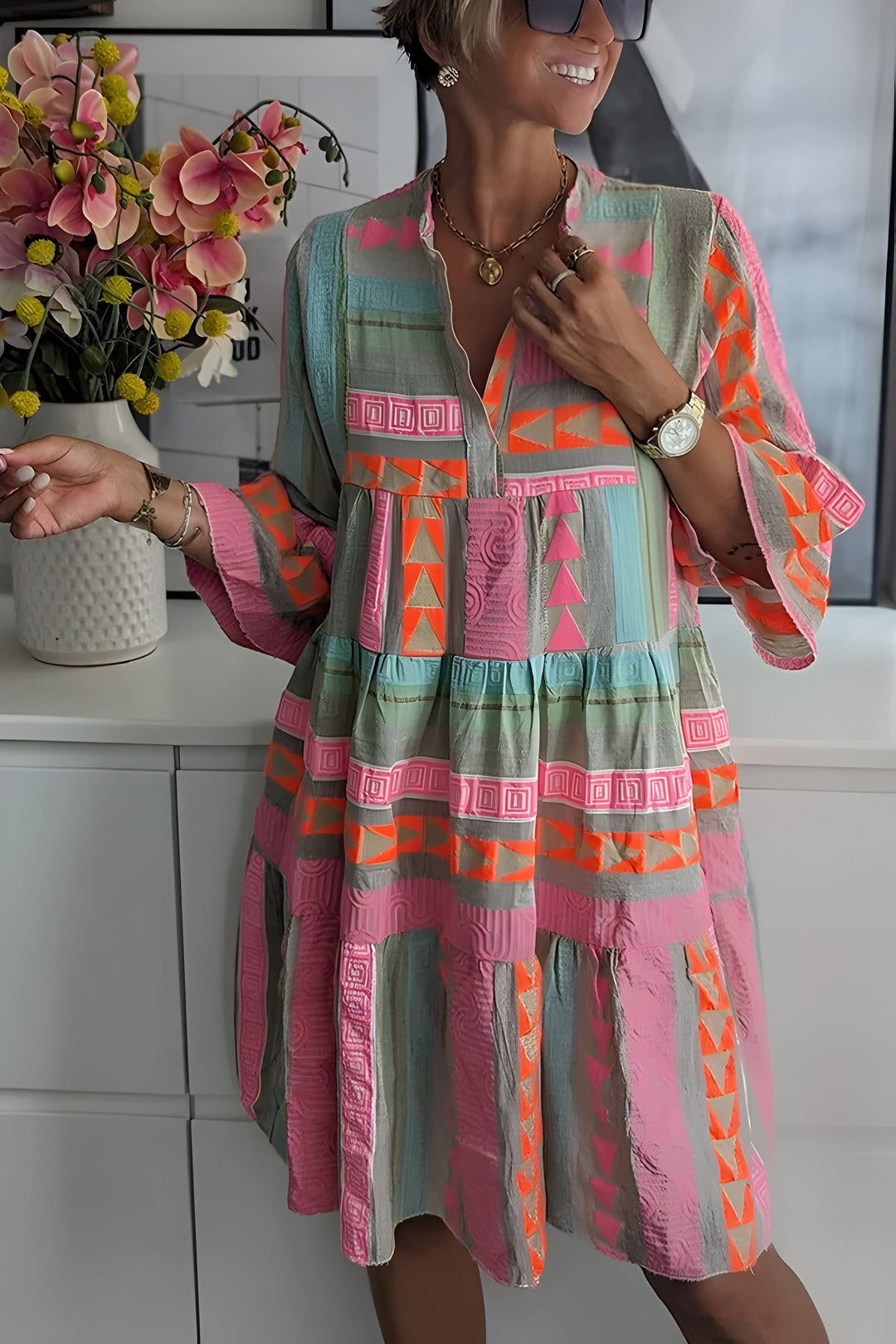 Anaïs | Robe Midi Élégante