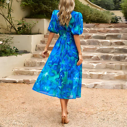 Melodie | Robe Midi Charme Elégant