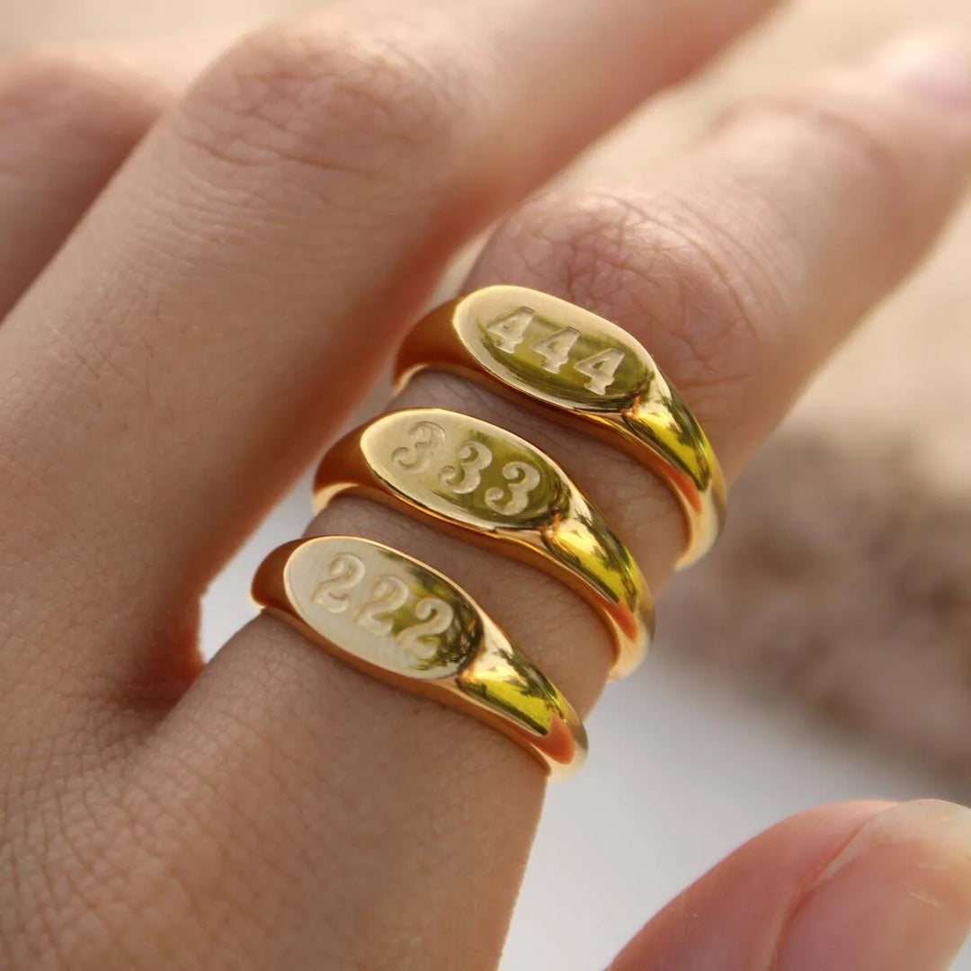 Bague Sceau Numéro Angélique Angelica®