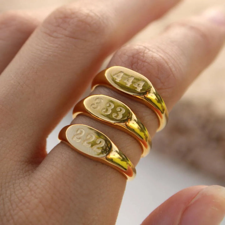 Bague Sceau Numéro Angélique Angelica®
