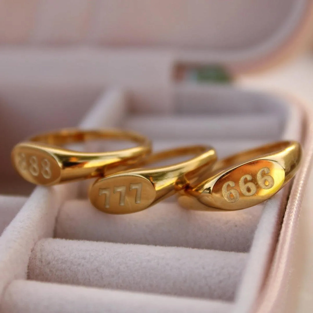 Bague Sceau Numéro Angélique Angelica®