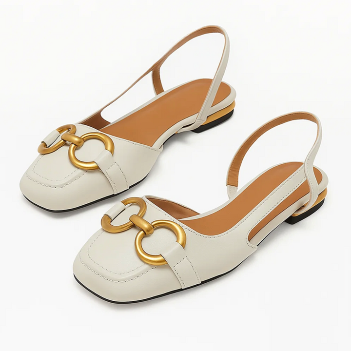 Yvette | Chaussures Plates à bride arrière