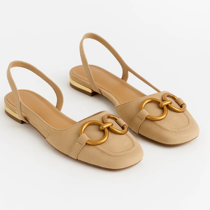Yvette | Chaussures Plates à bride arrière