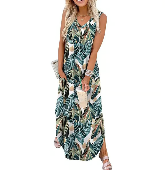 Demi | Robe Maxi d’Été Élégante