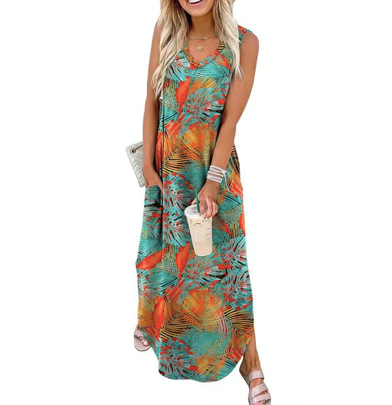 Demi | Robe Maxi d’Été Élégante