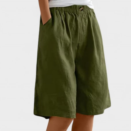 Yseult | Jupe-culotte ample en lin