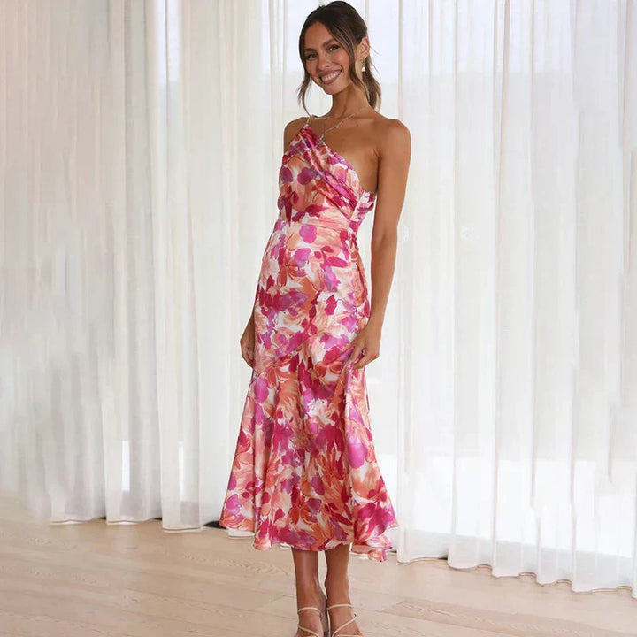 Alaine | Élégancia Robe Asymétrique Chic