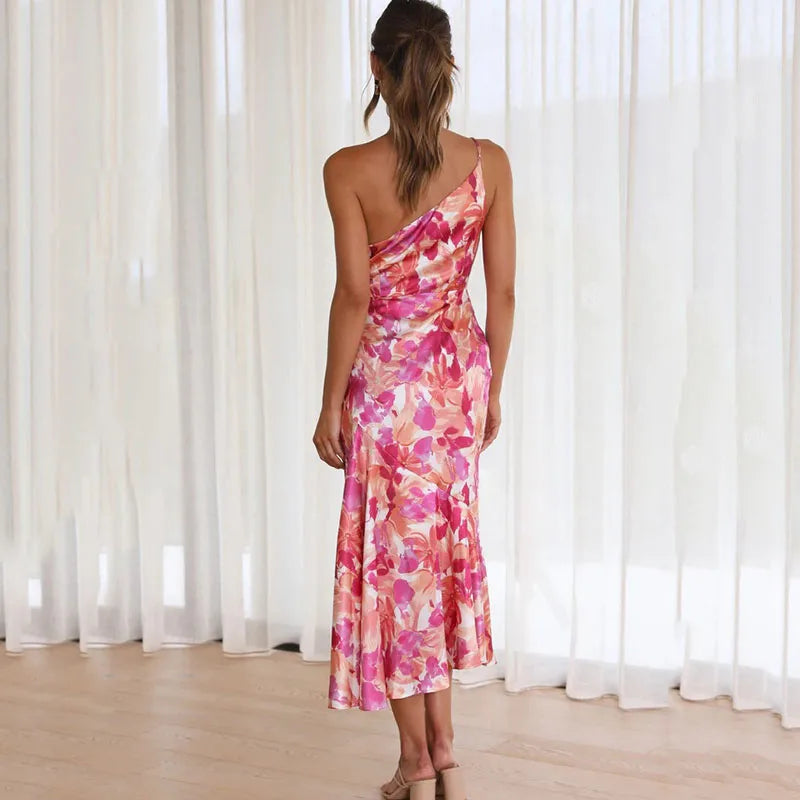 Alaine | Élégancia Robe Asymétrique Chic