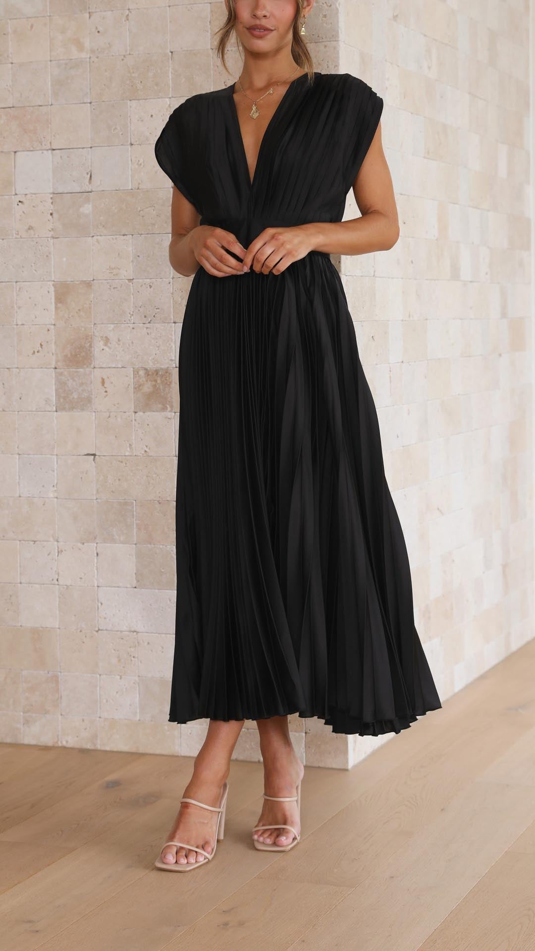 Zara - Lyonique Robe Plissée Chic