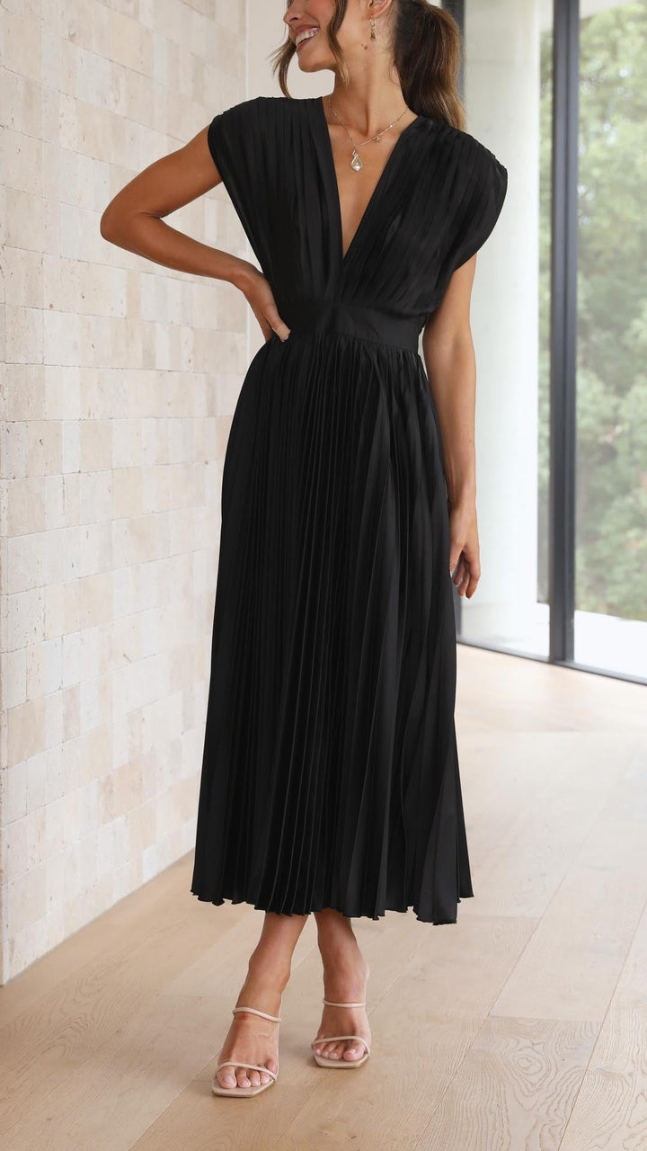 Zara - Lyonique Robe Plissée Chic