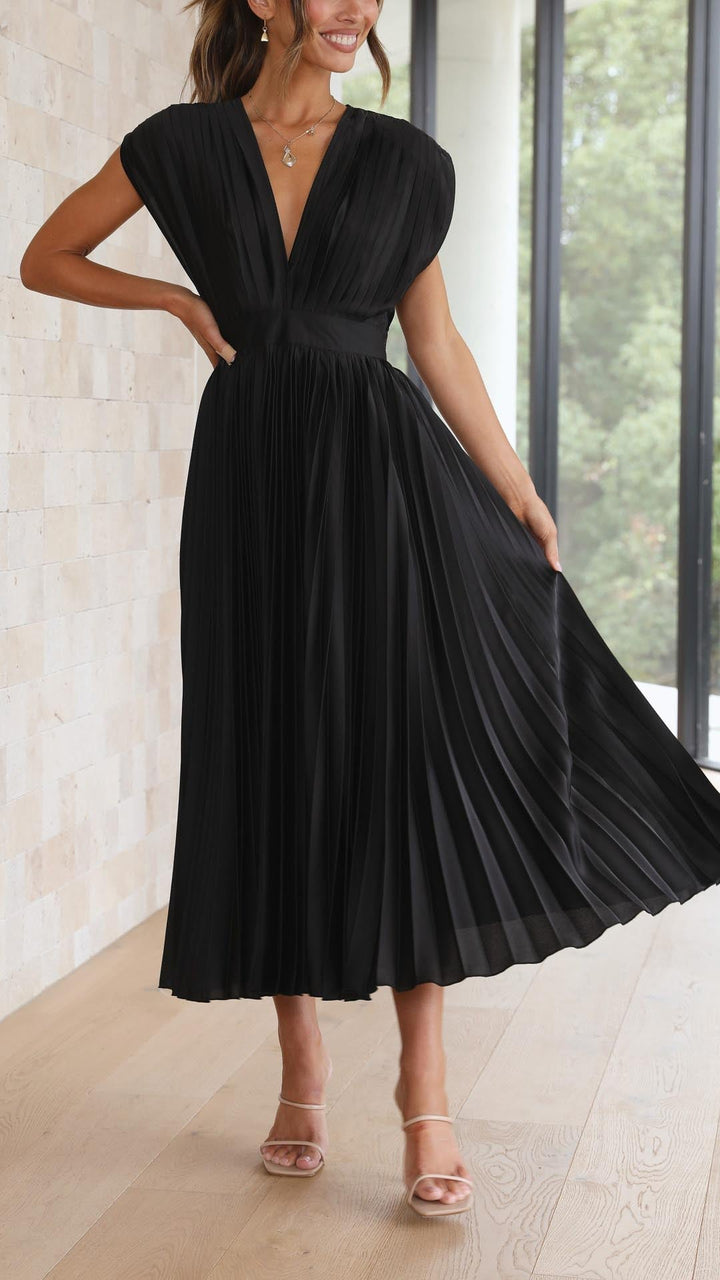 Zara - Lyonique Robe Plissée Chic