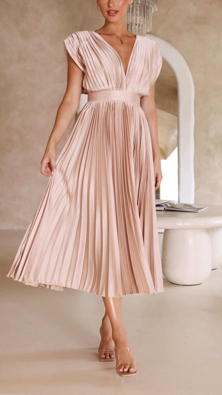 Zara - Lyonique Robe Plissée Chic