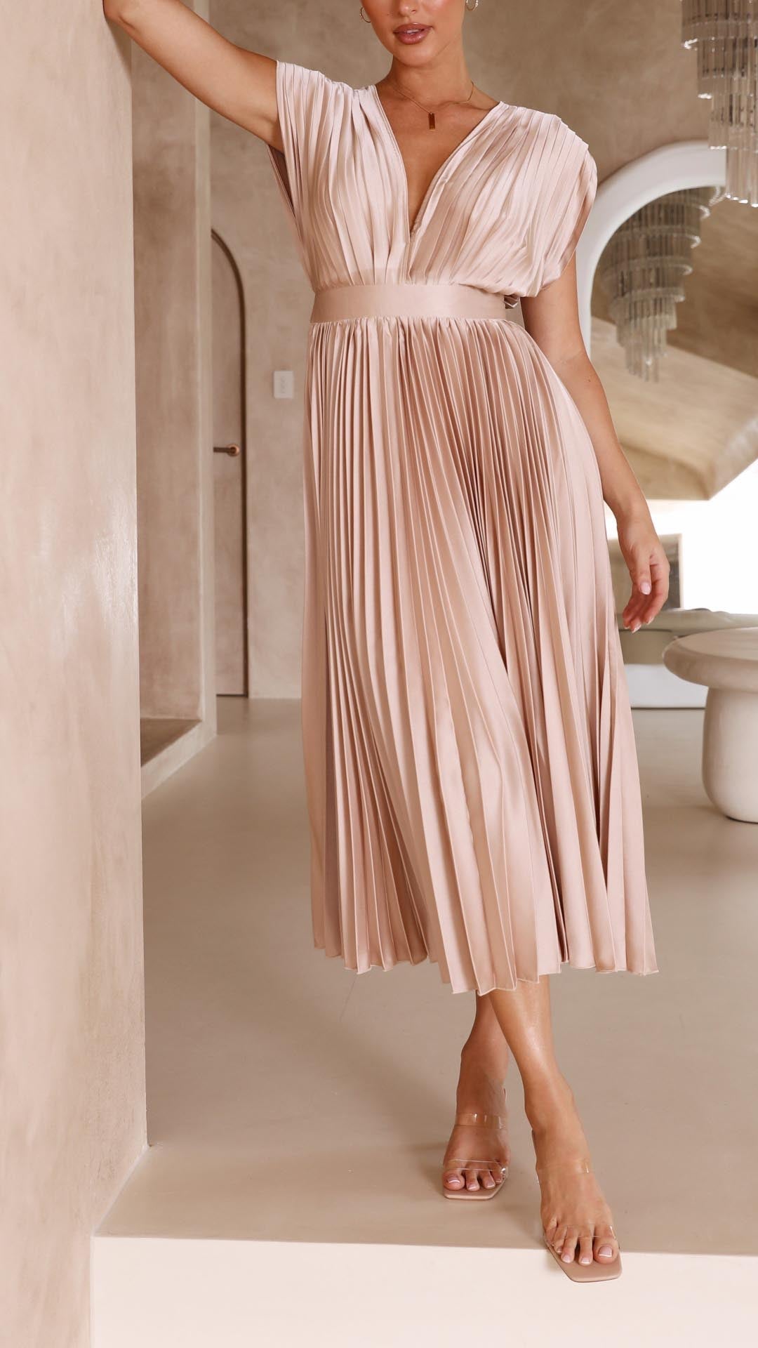 Zara - Lyonique Robe Plissée Chic