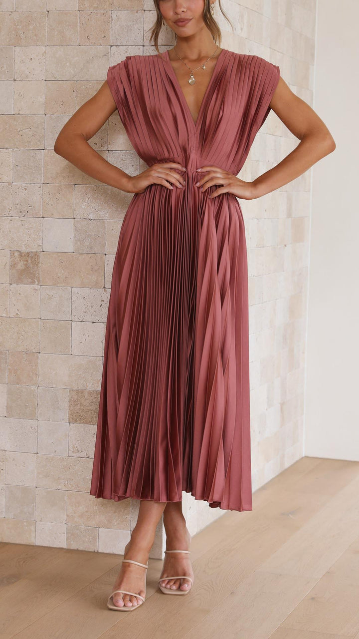 Zara - Lyonique Robe Plissée Chic
