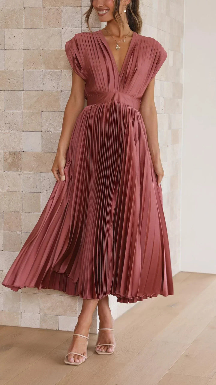 Zara - Lyonique Robe Plissée Chic