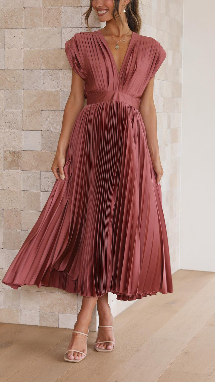Zara - Lyonique Robe Plissée Chic