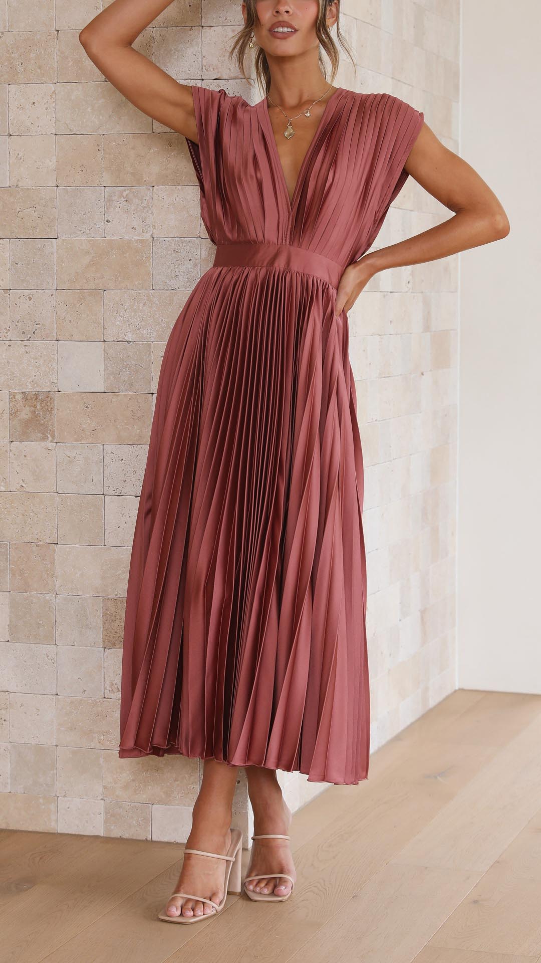 Zara - Lyonique Robe Plissée Chic